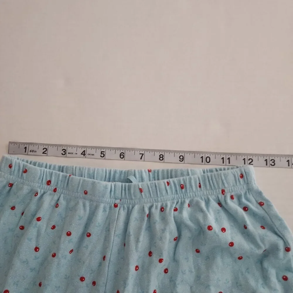 Charter Club Printed Cotton Flannel Pajama Set Size XS